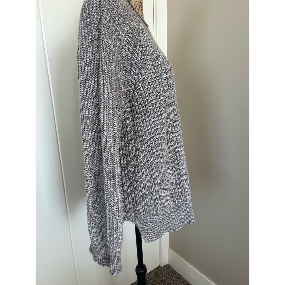 Ellen Tracey Crew Neck Knit Hi Low Hem Womens Sweater Size M - Picture 6 of 9